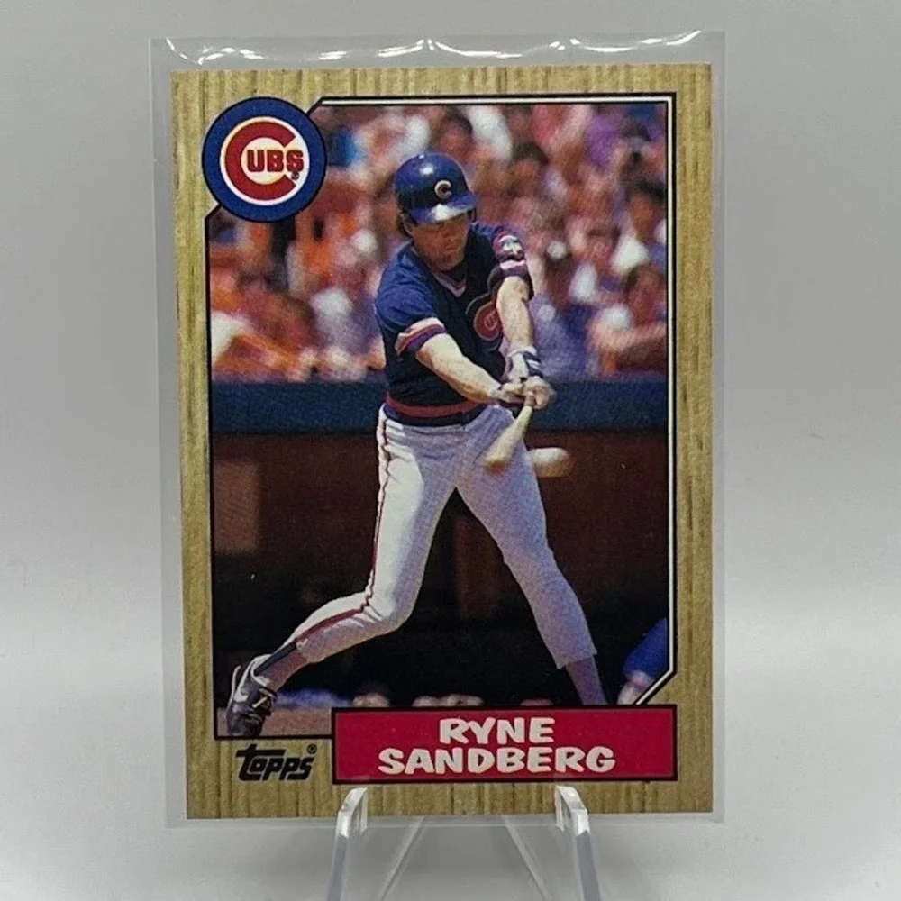Ryne Sandberg 1987 Topps 680 MLB Chicago Cubs Baseball Trading Card